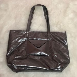 Silver Tote Bag